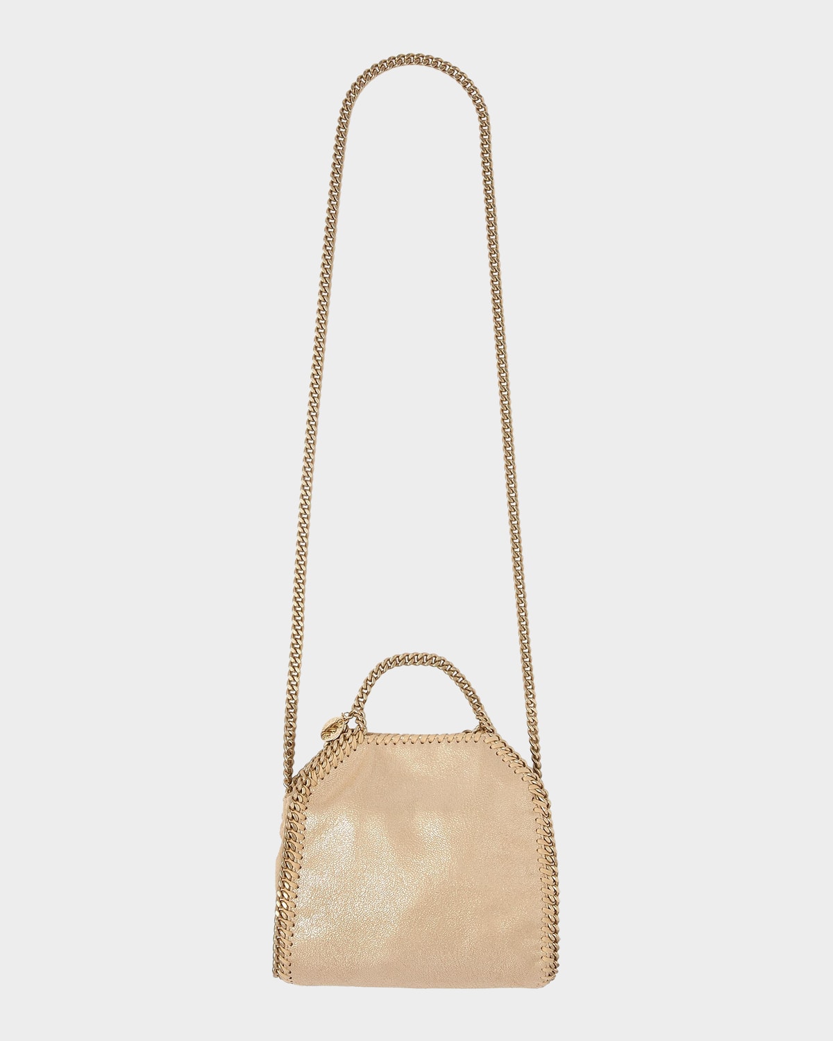 Stella McCartney Falabella Tiny Metallic Top Handle Bag