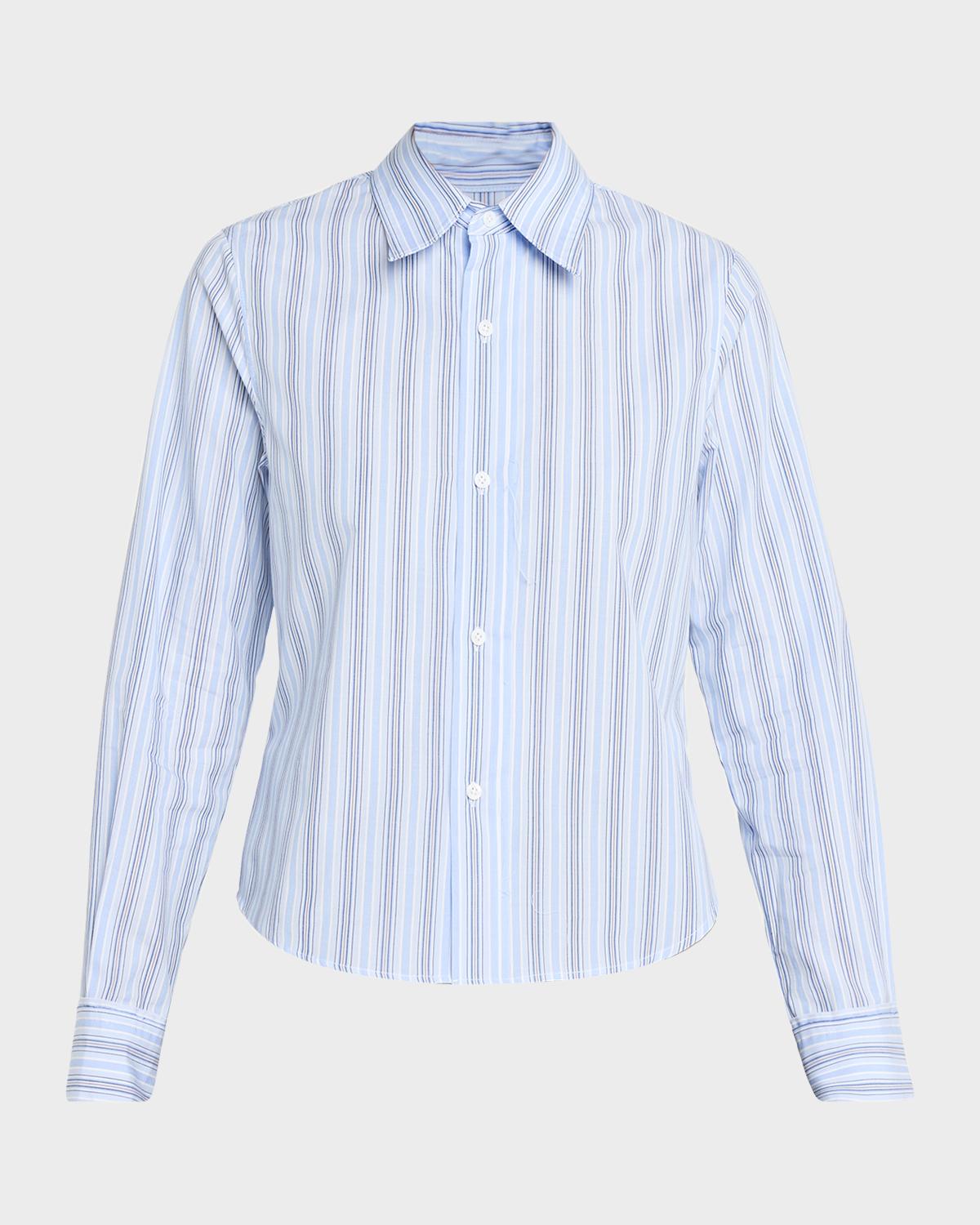 WE-AR4 The Rebel Striped Wool Shirt