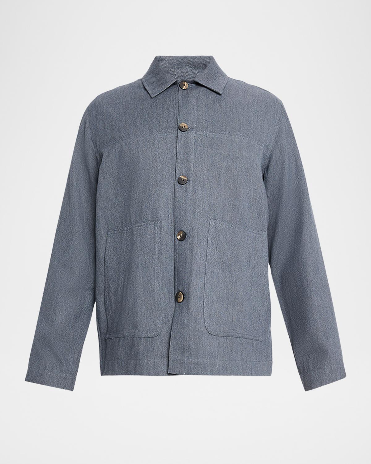 Frescobol Carioca Men's Belford Cotton-Cashmere Jacket