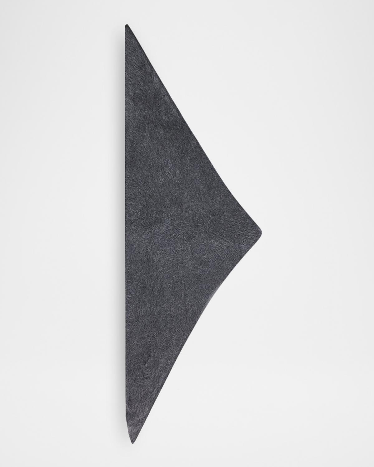 Lisa Yang Brushed Cashmere Bandana Scarf