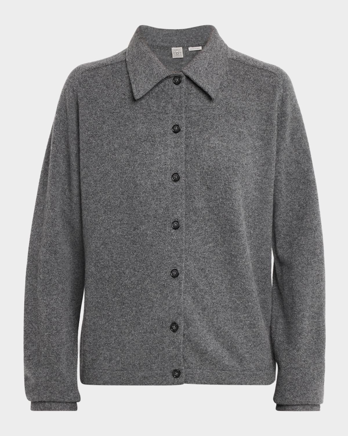 Toteme Raglan-Sleeve Cashmere Cardigan