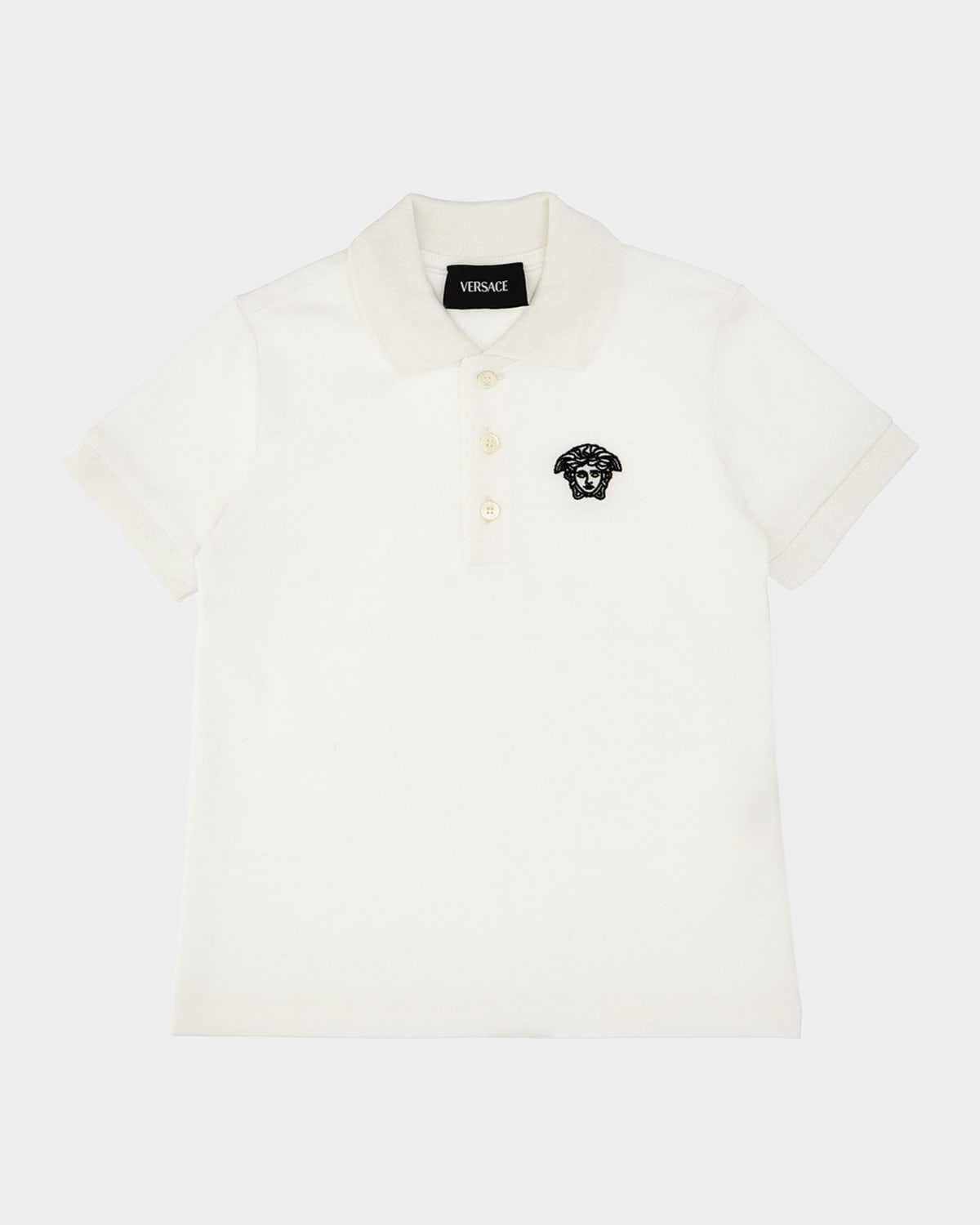Versace Boy 's Cotton Pique Polo Shirt, Size 12M-5