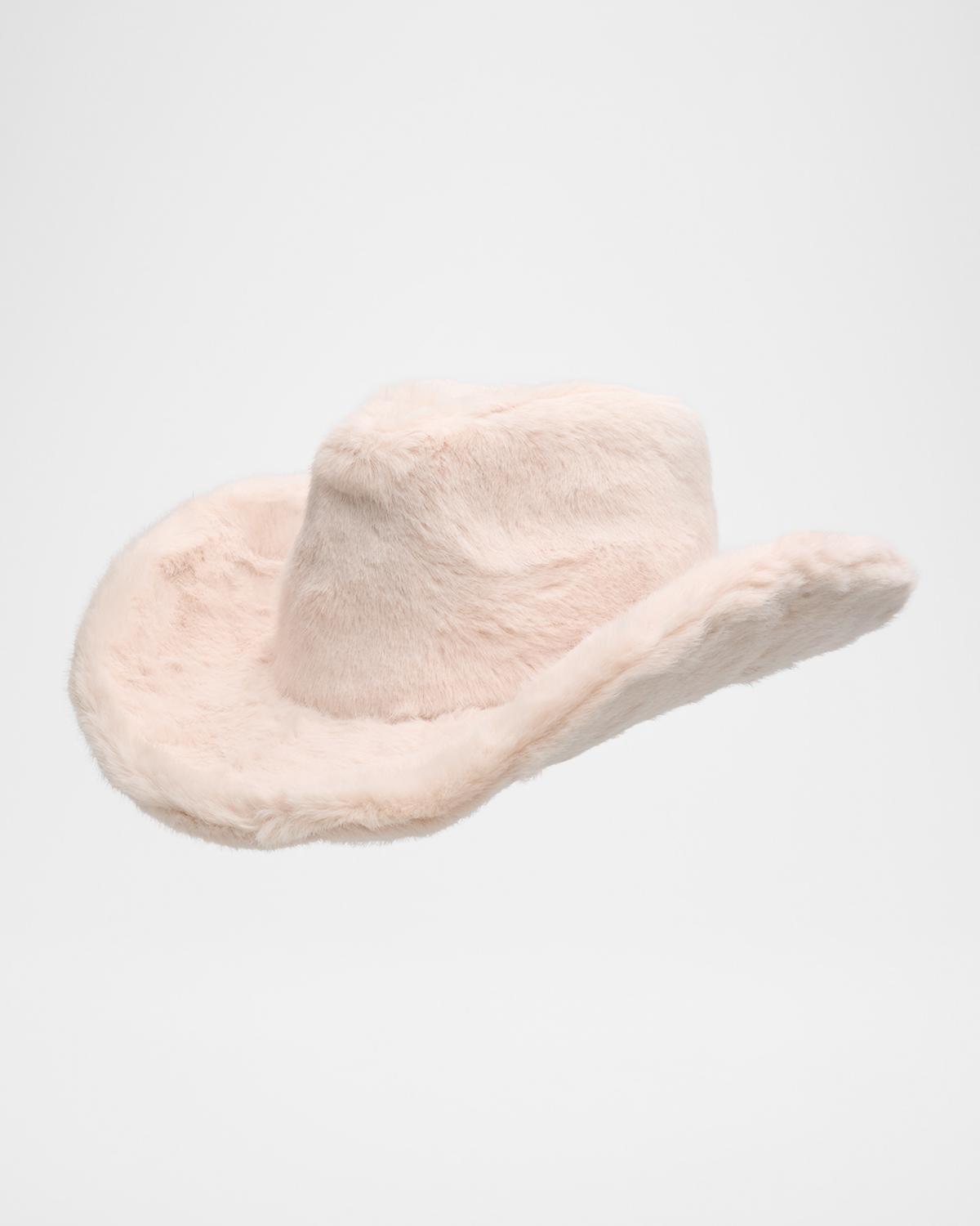 Jocelyn Faux Fur Cowboy Hat