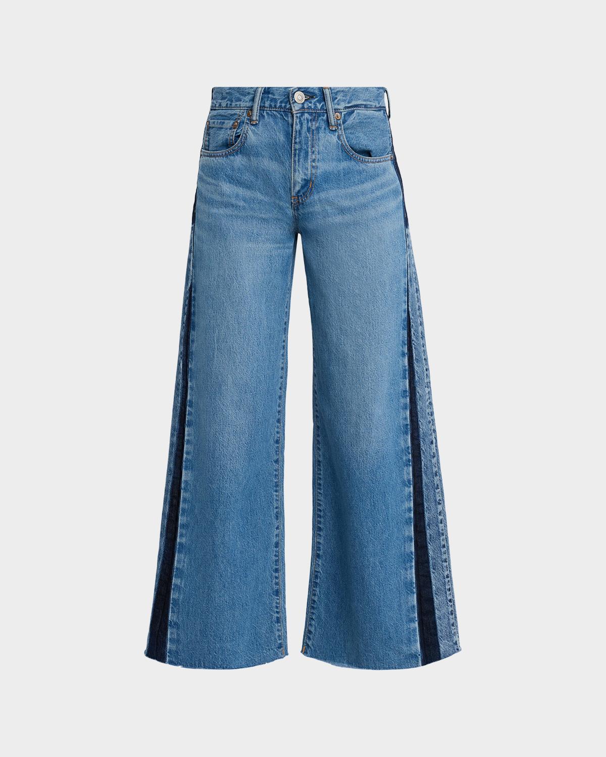 MOUSSY VINTAGE Waverly Raw-Hem Ankle Jeans
