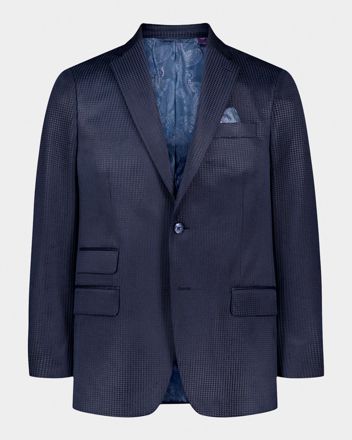 Robert Graham Men's Colden Velvet Houndstooth Blazer
