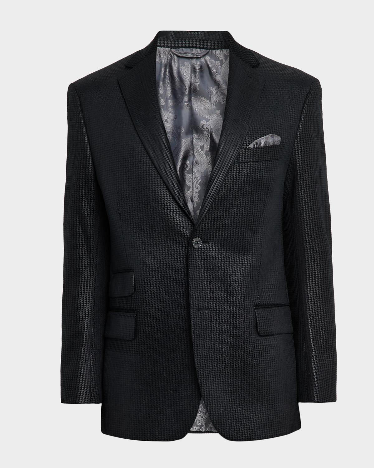 Robert Graham Men's Colden Velvet Houndstooth Blazer