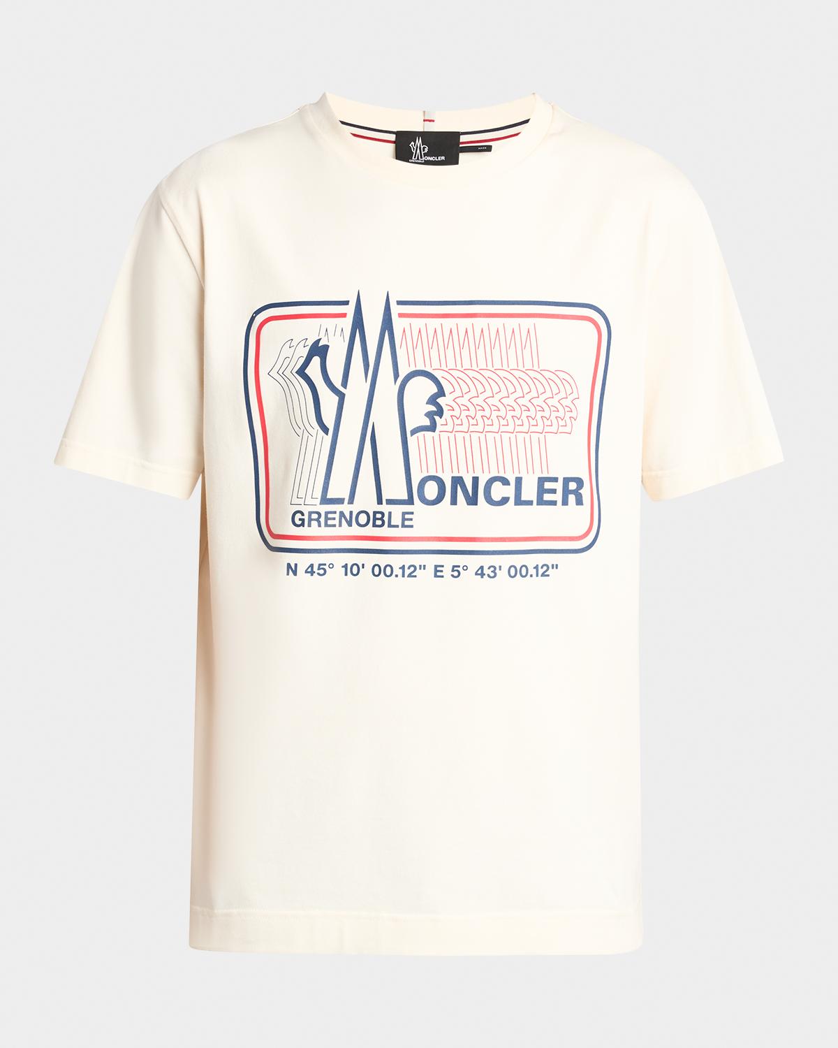Moncler Men's Mountain Logo T-Shirt