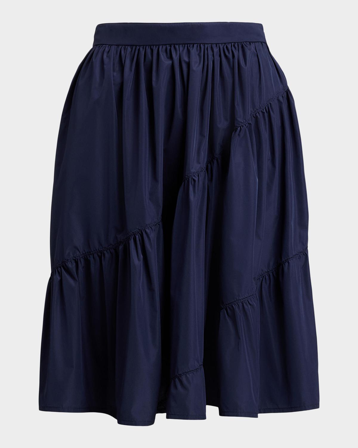 Ralph Lauren Collection Kyle Featherweight Taffeta Skirt