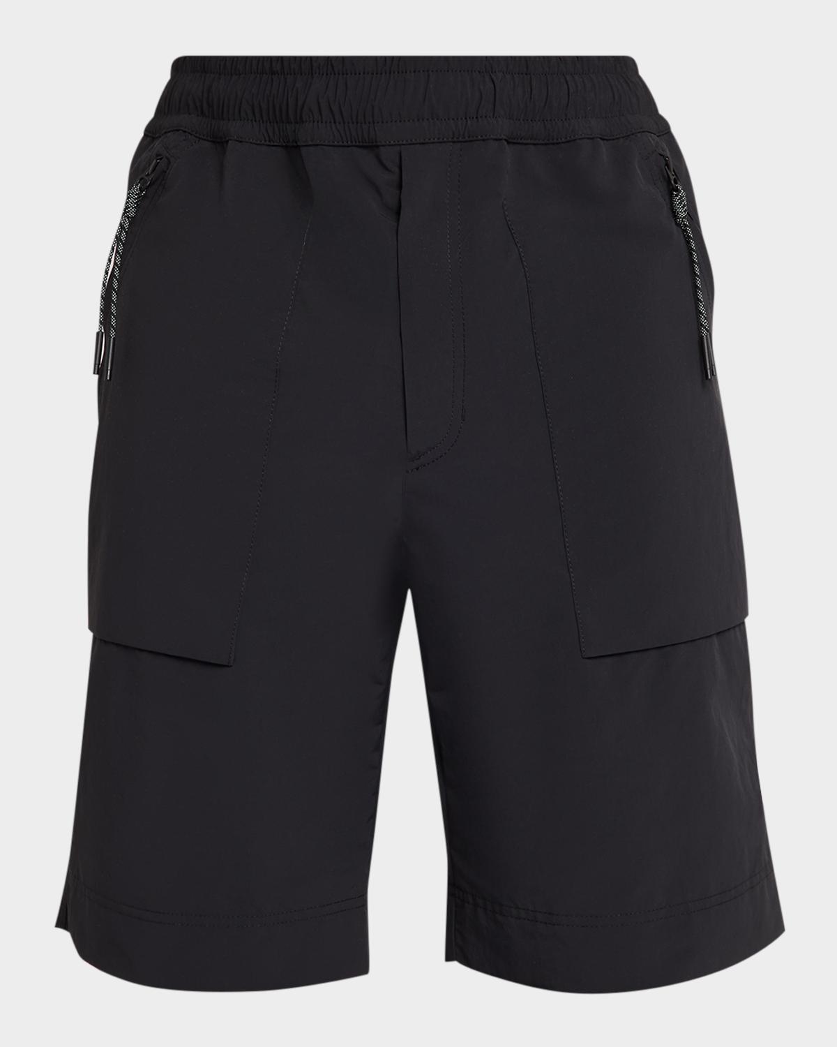 Men & apos;s Nylon Zip Pocket Pull-On Shorts