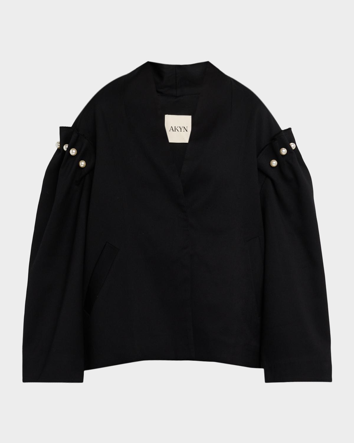 Akyn Studio Ulla Shawl Collar Wrap Jacket