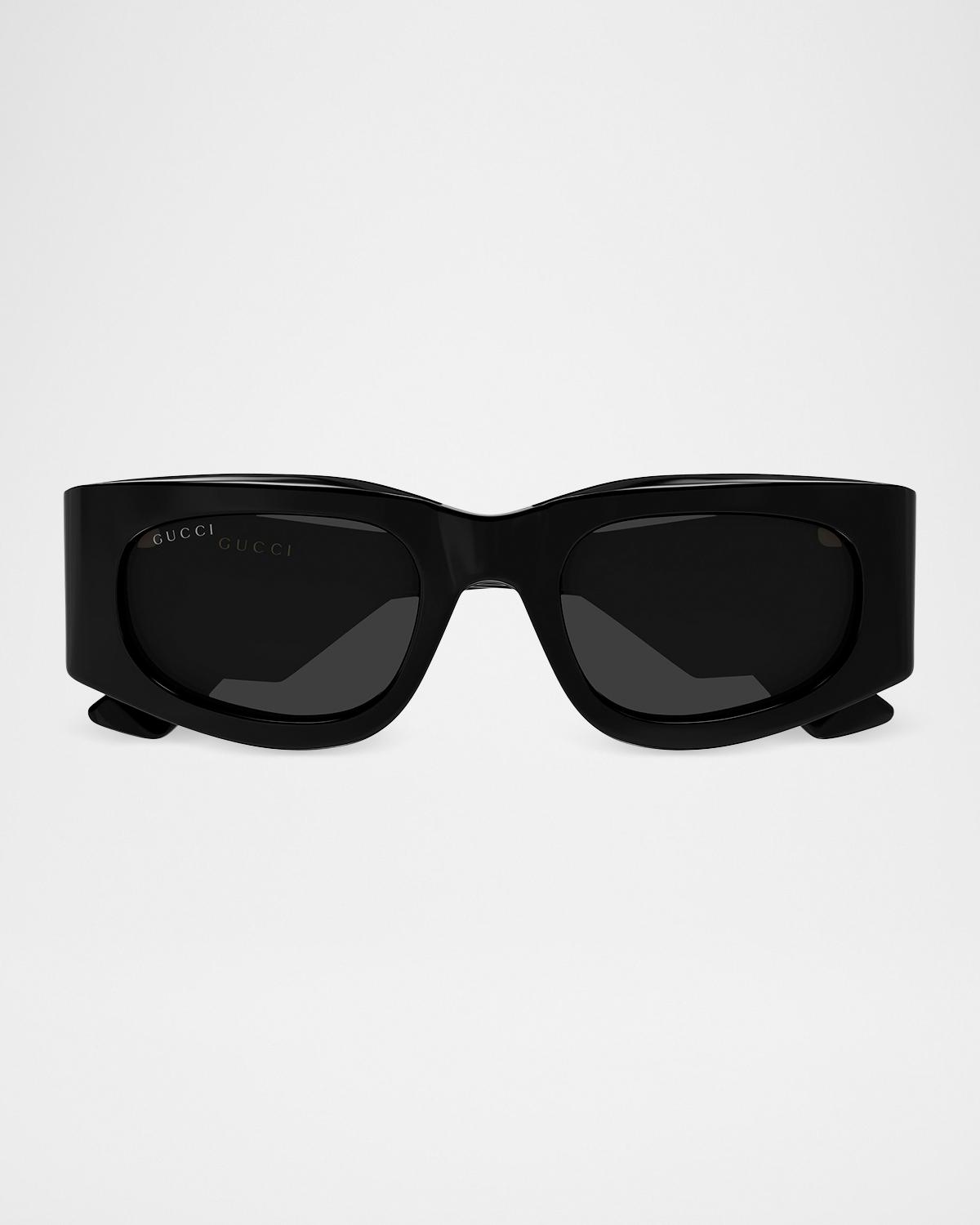 Gucci Guccissima 51mm Rectangular Sunglasses