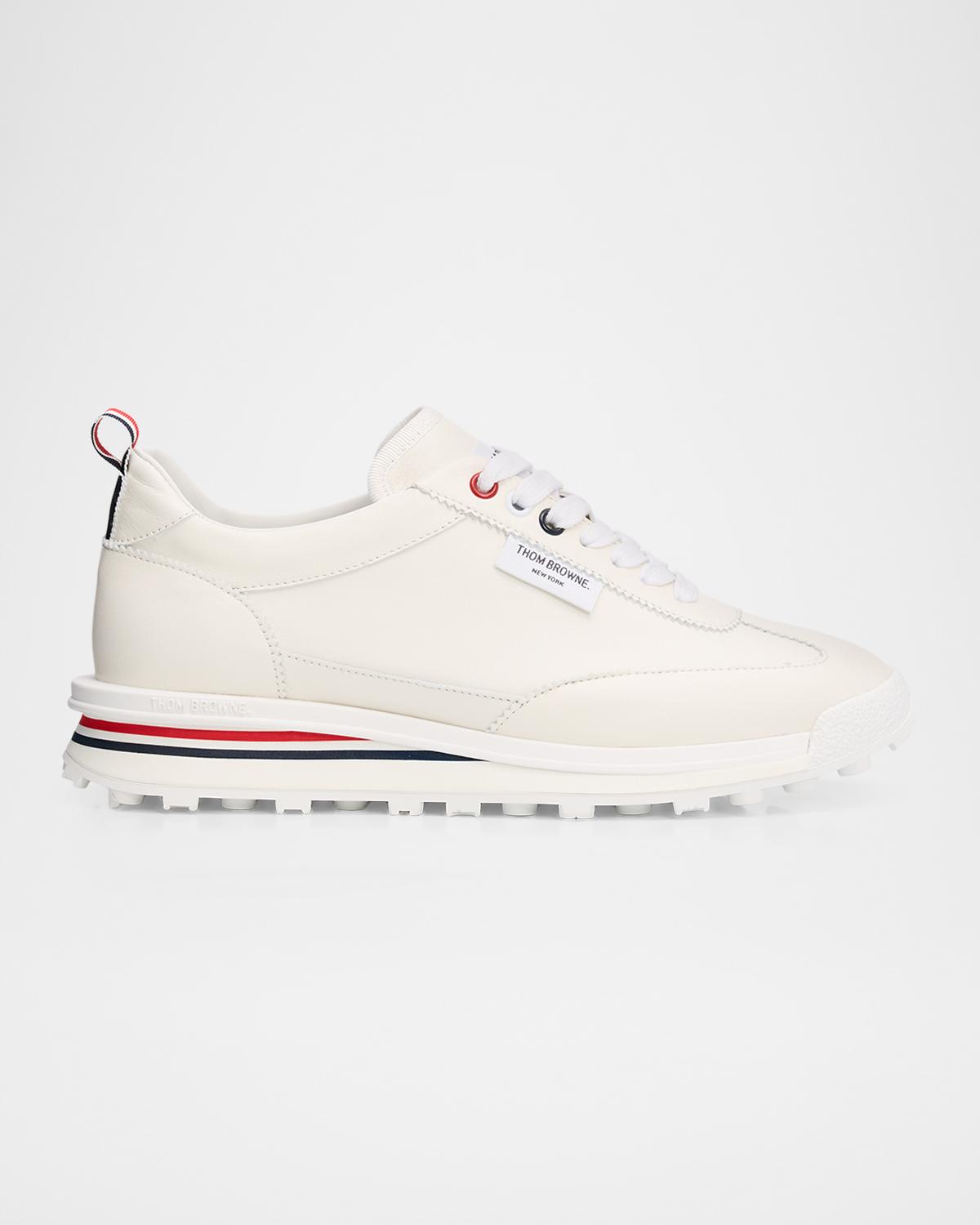 Thom Browne Soft Tech Leather Runner Sneakers