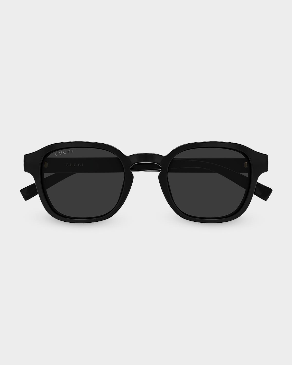 Gucci Men's GG2106S-001 Plastic Square Sunglasses