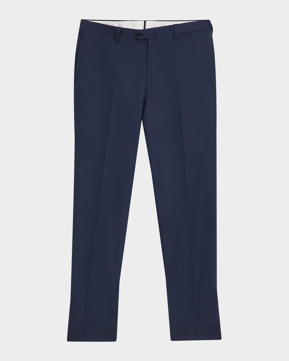 Cesare Attolini Men's Cotton-Wool Twill Pants