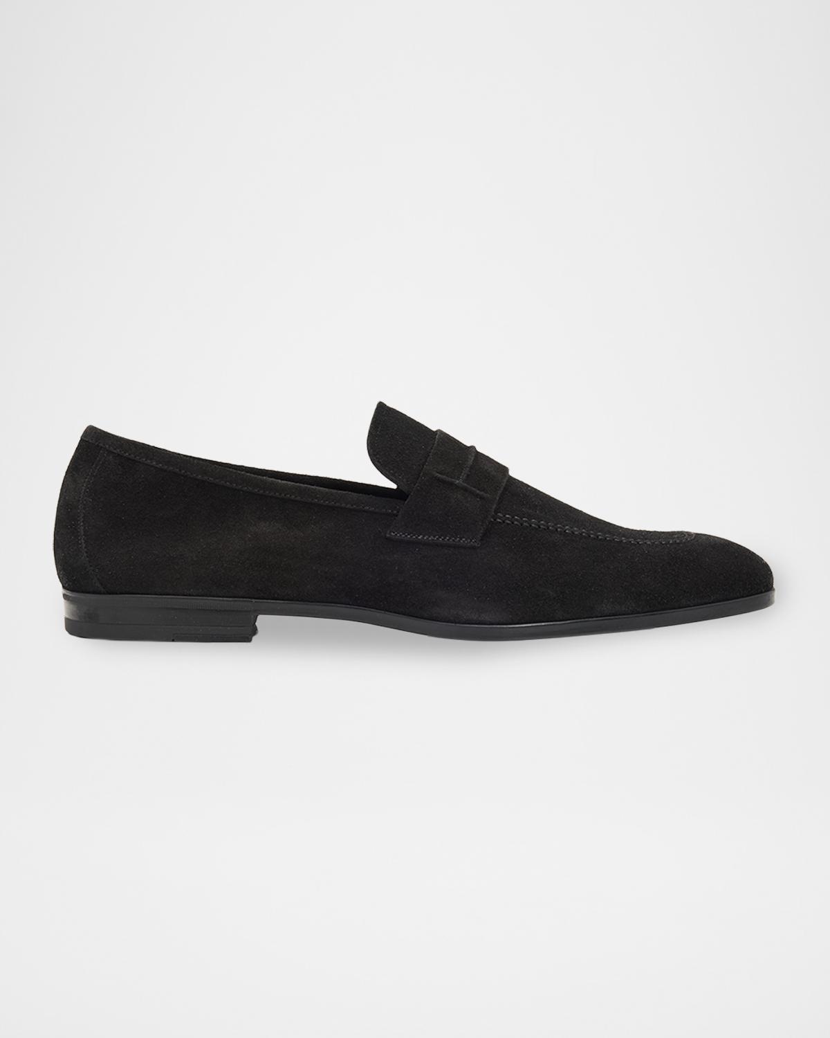 Men & apos;s Sean Suede Penny Loafers