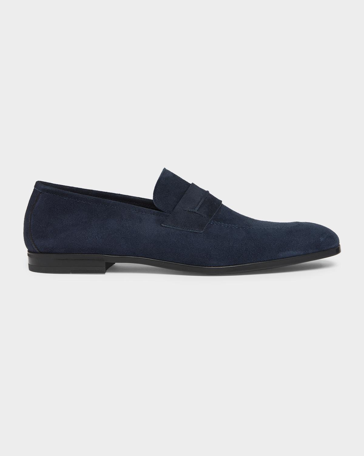 Men & apos;s Sean Suede Penny Loafers