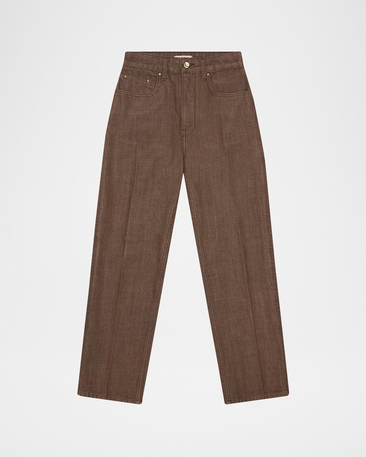 Ossou Drift High-Rise Ankle Jeans