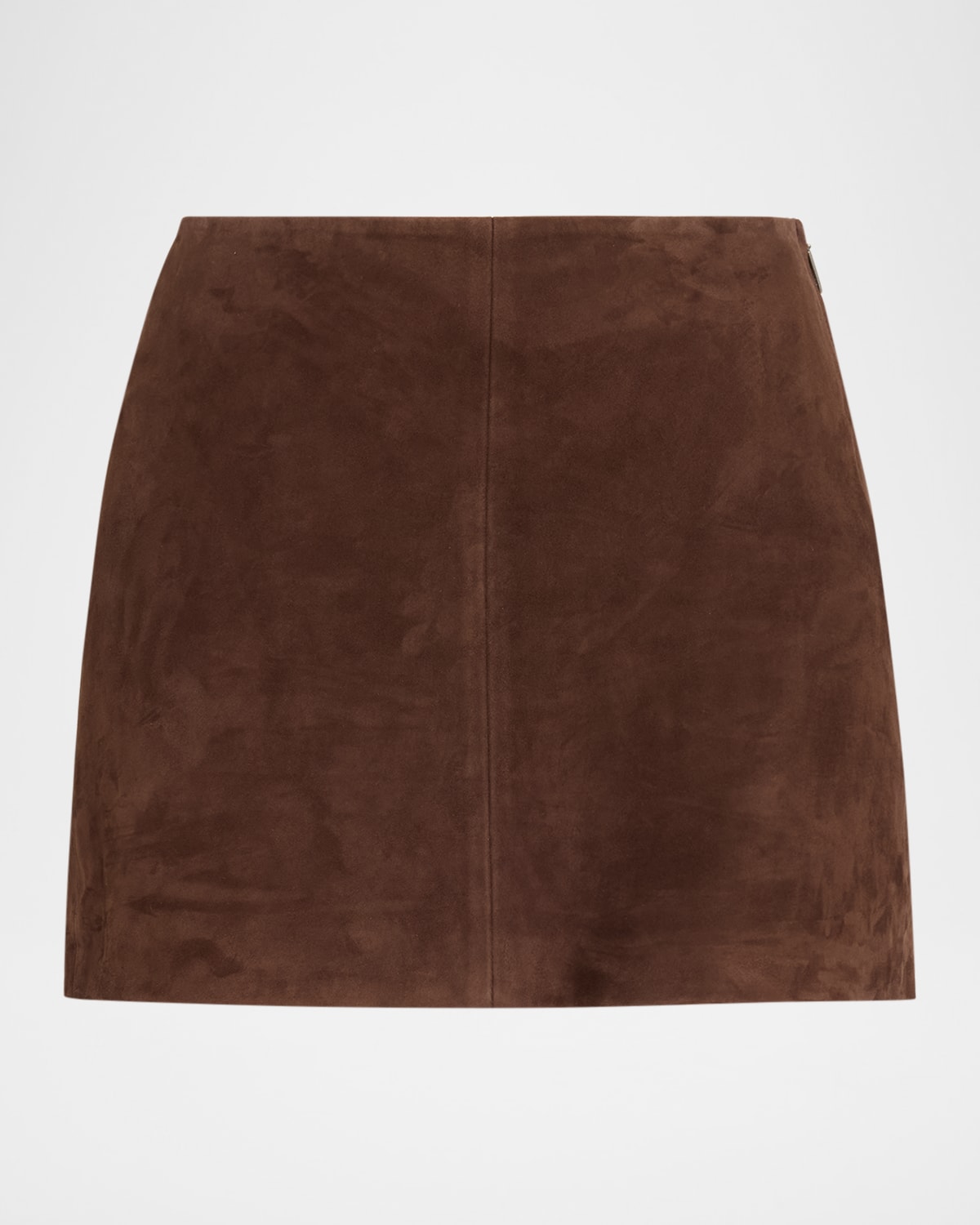 Melody A-Line Suede Mini Skirt