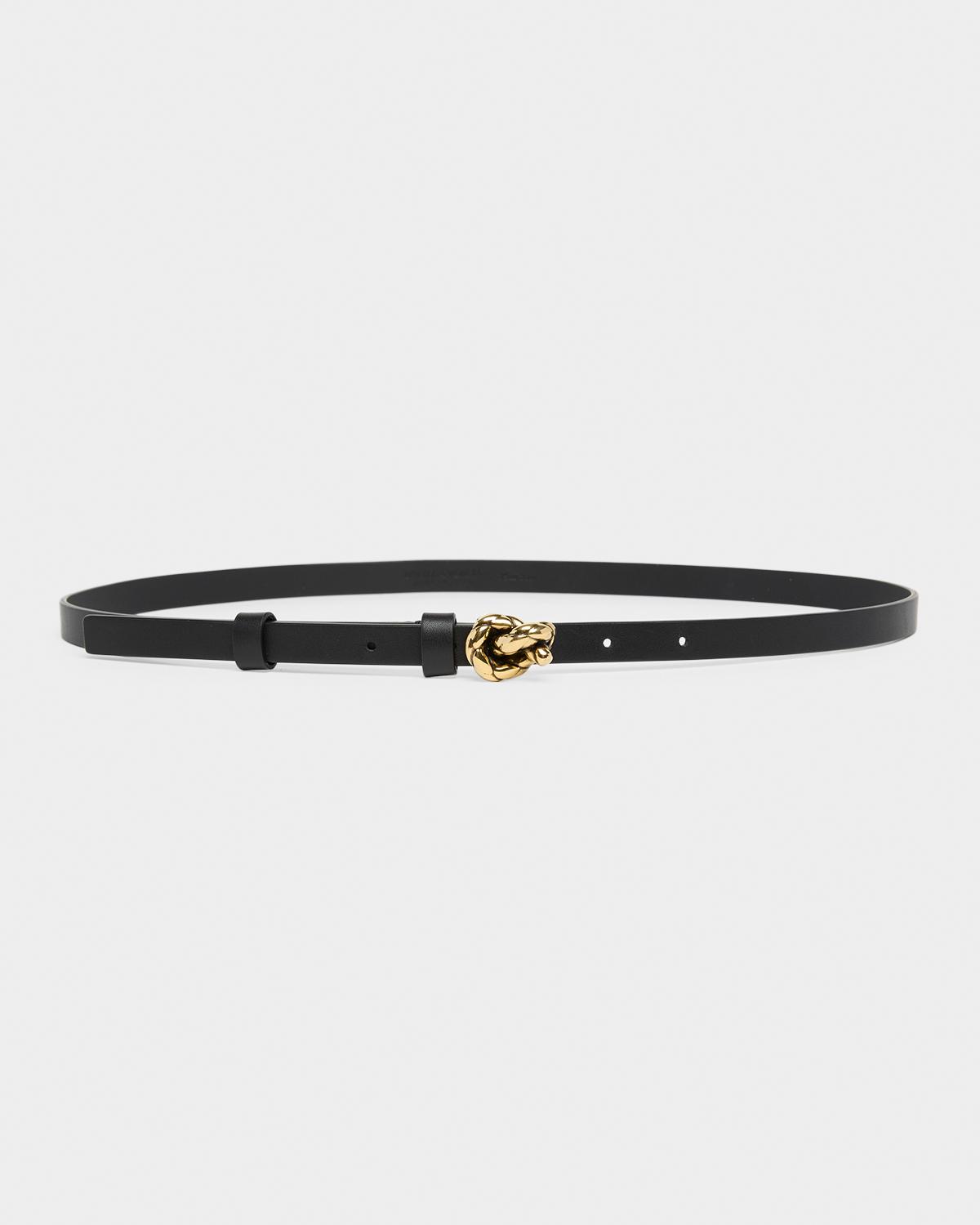Bottega Veneta Knot Intreccio Leather Belt