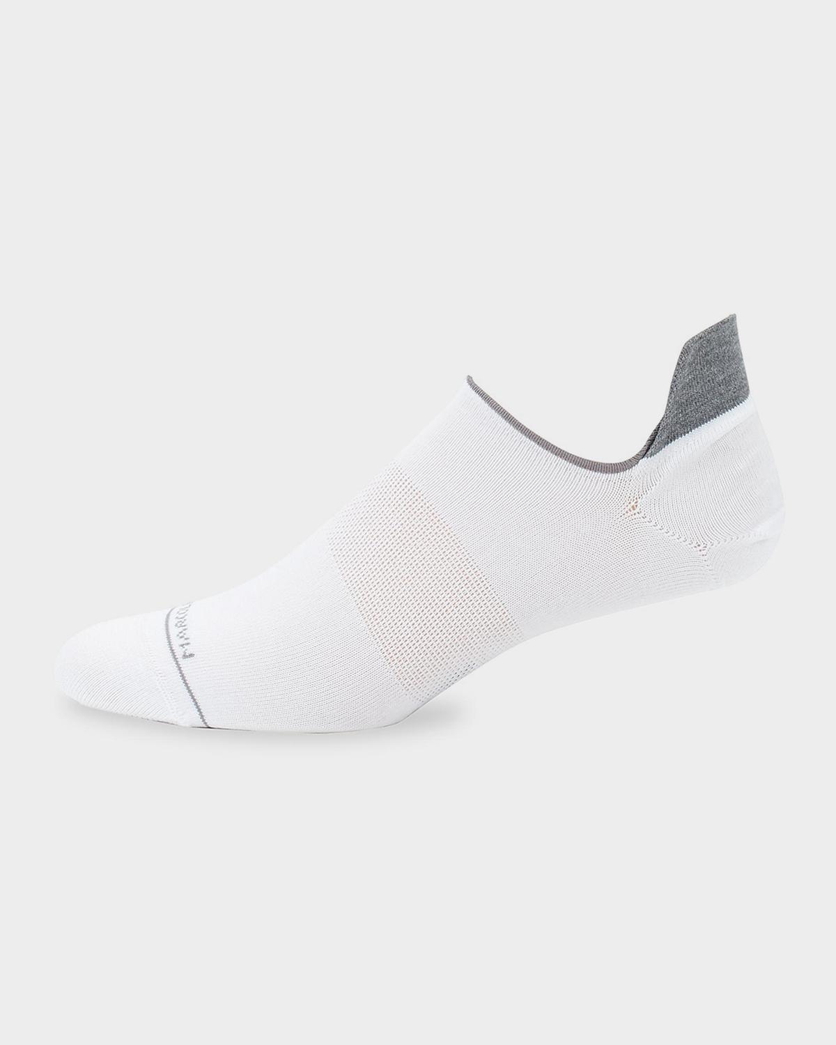 Marcoliani Men's Cotton Solid Invisible Touch No-Show Socks