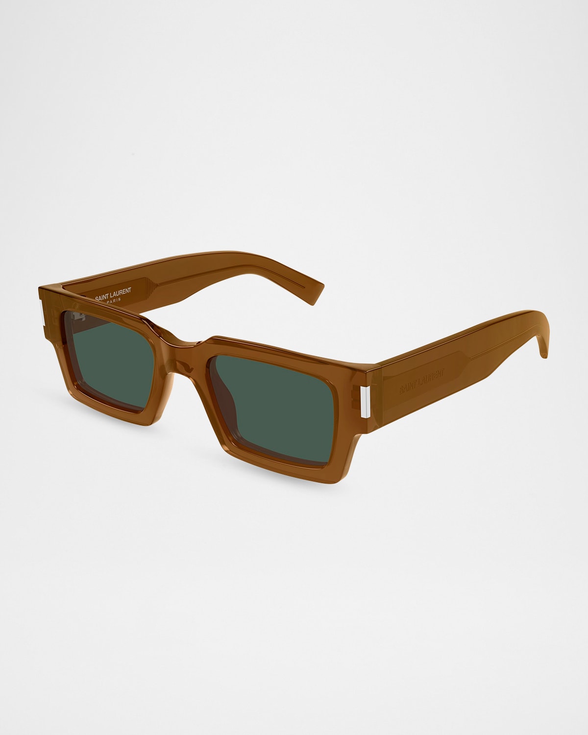Saint Laurent Men 's SL 572-011 Acetate Rectangle Sunglasses