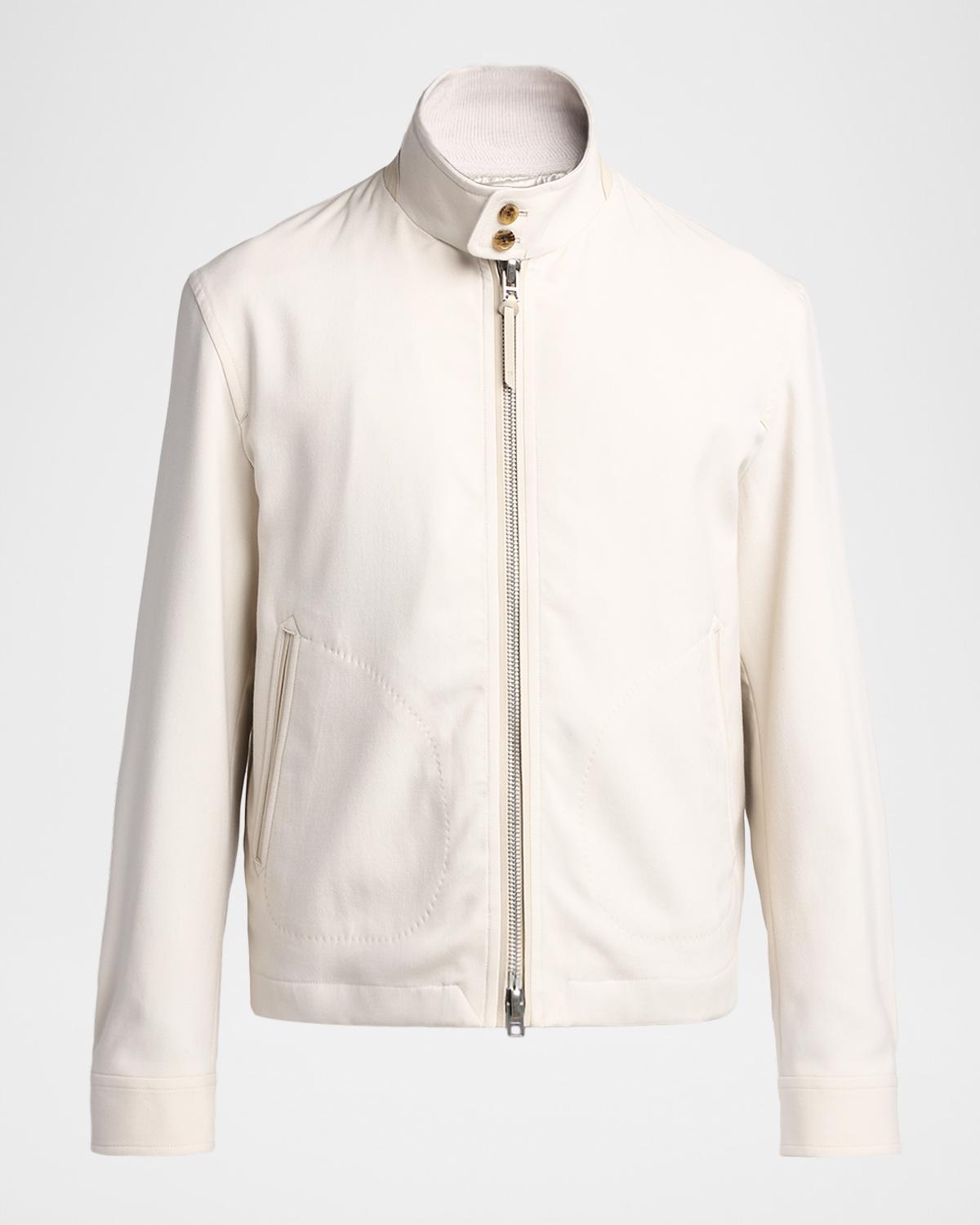 TOM FORD Men's Harrington Wool, Cashmere and Silk Jacket