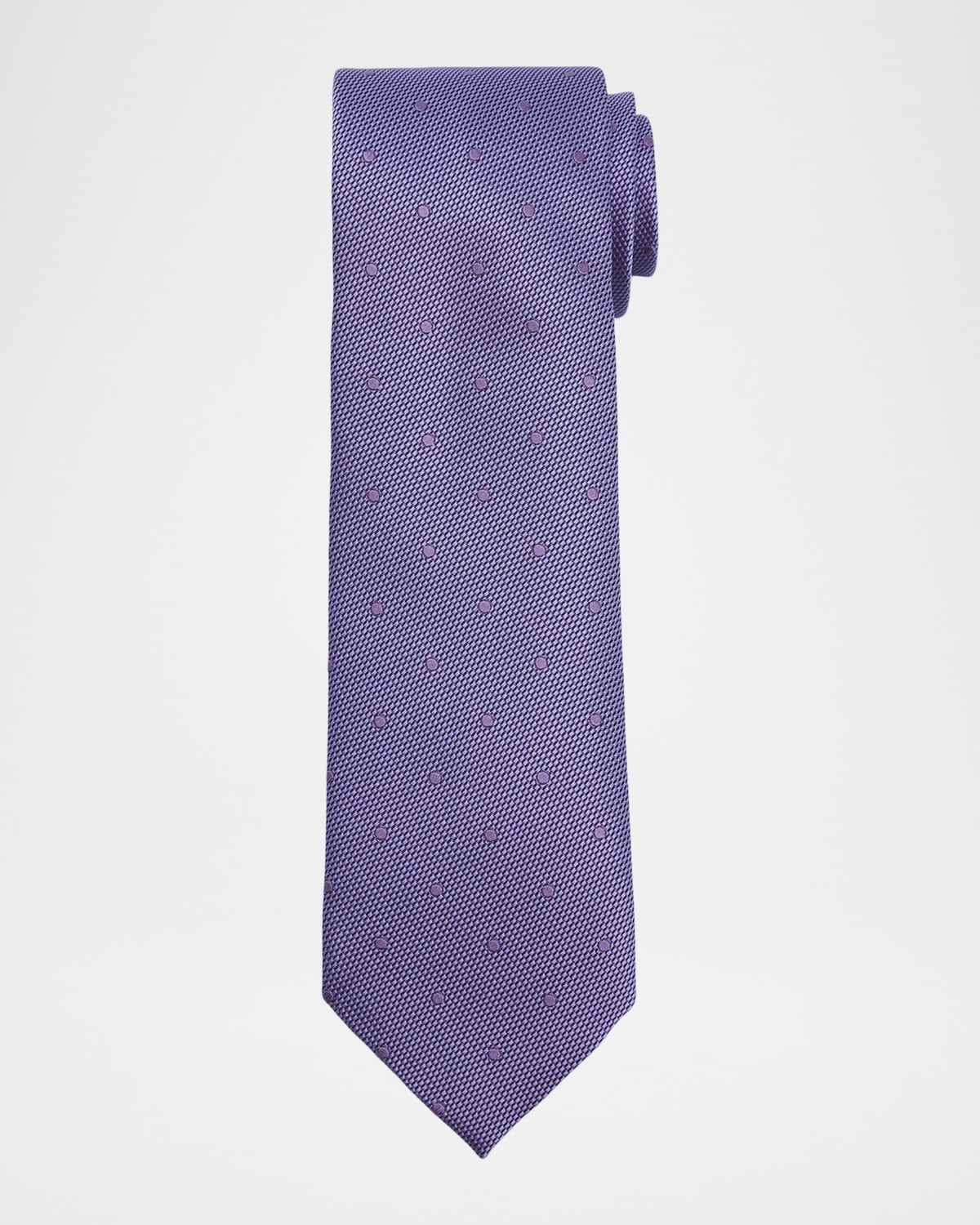 TOM FORD Men 's Contrast Polka-Dot Silk Tie