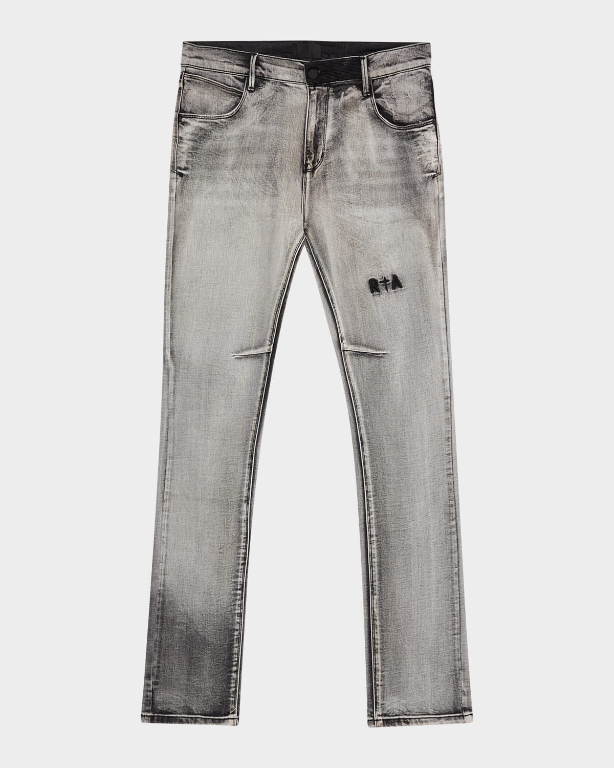 Men & apos;s Olivier Grey-Wash Skinny Jeans