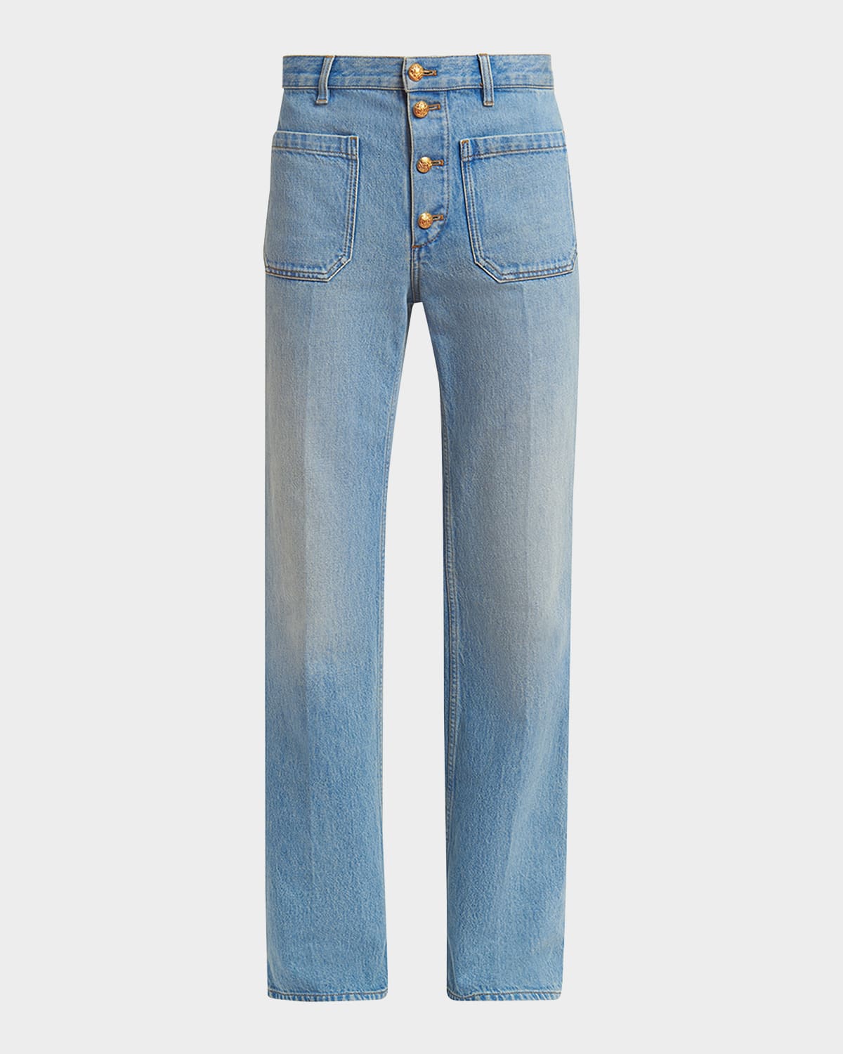 Valentino Men & Apos;s Patch Pocket Jeans In Blue