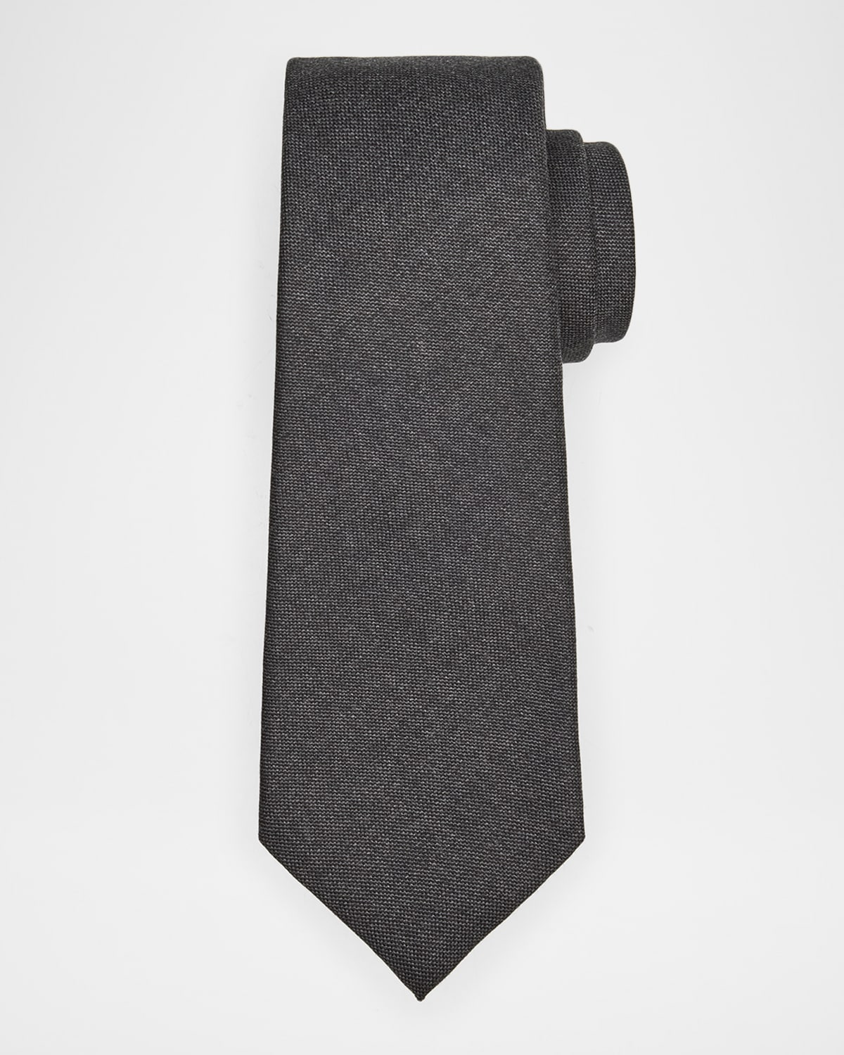 Kiton Men 's Solid Wool 7-Fold Tie