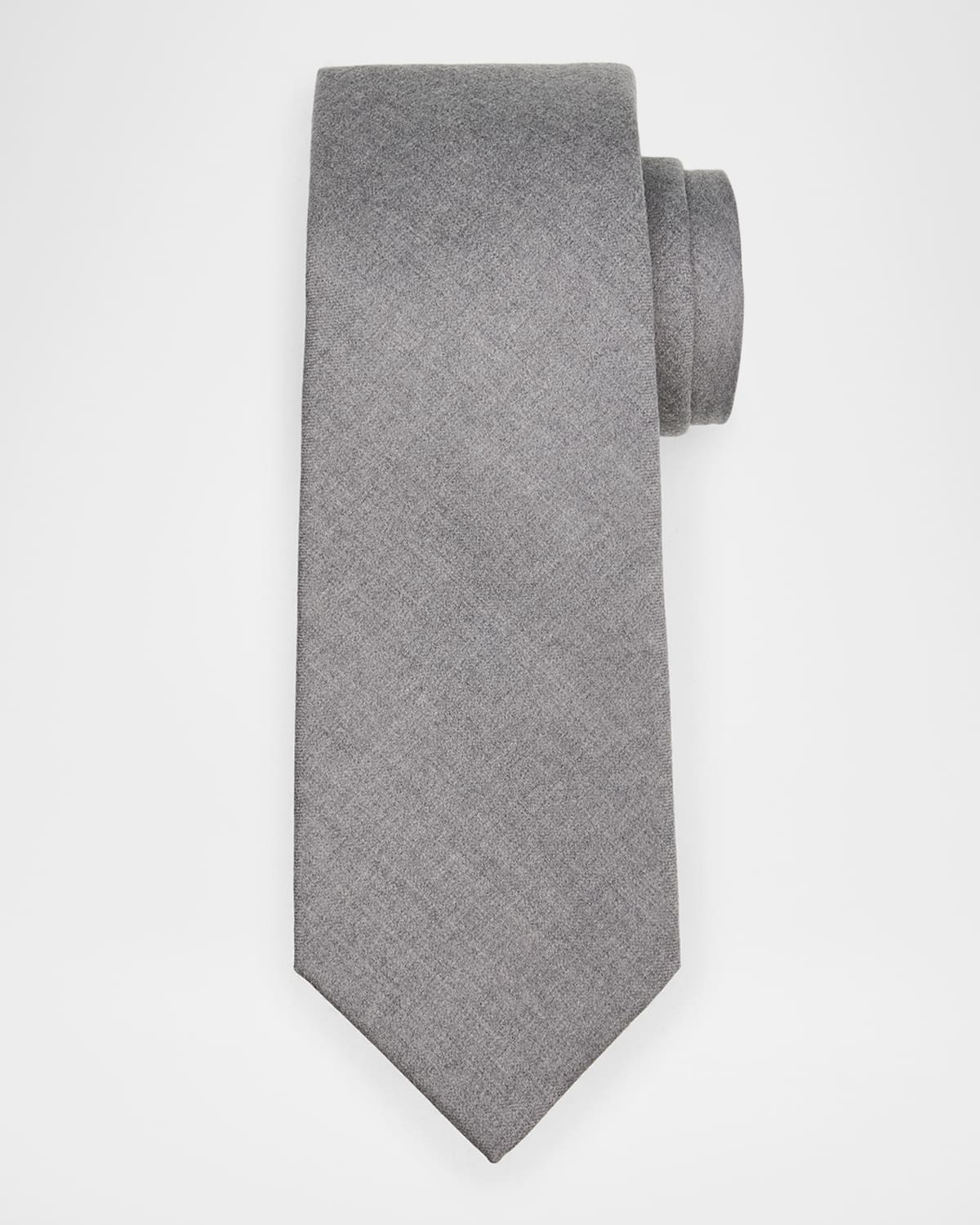 Kiton Men 's Solid Wool 7-Fold Tie