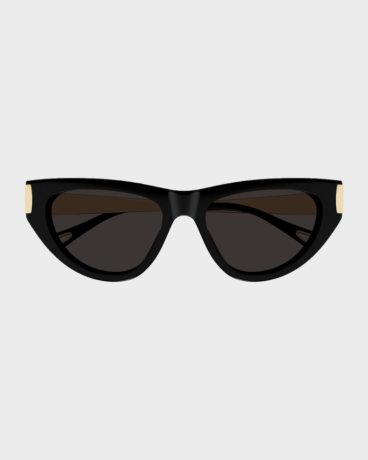 Holly 54mm Acetate & Metal Cat-Eye Sunglasses