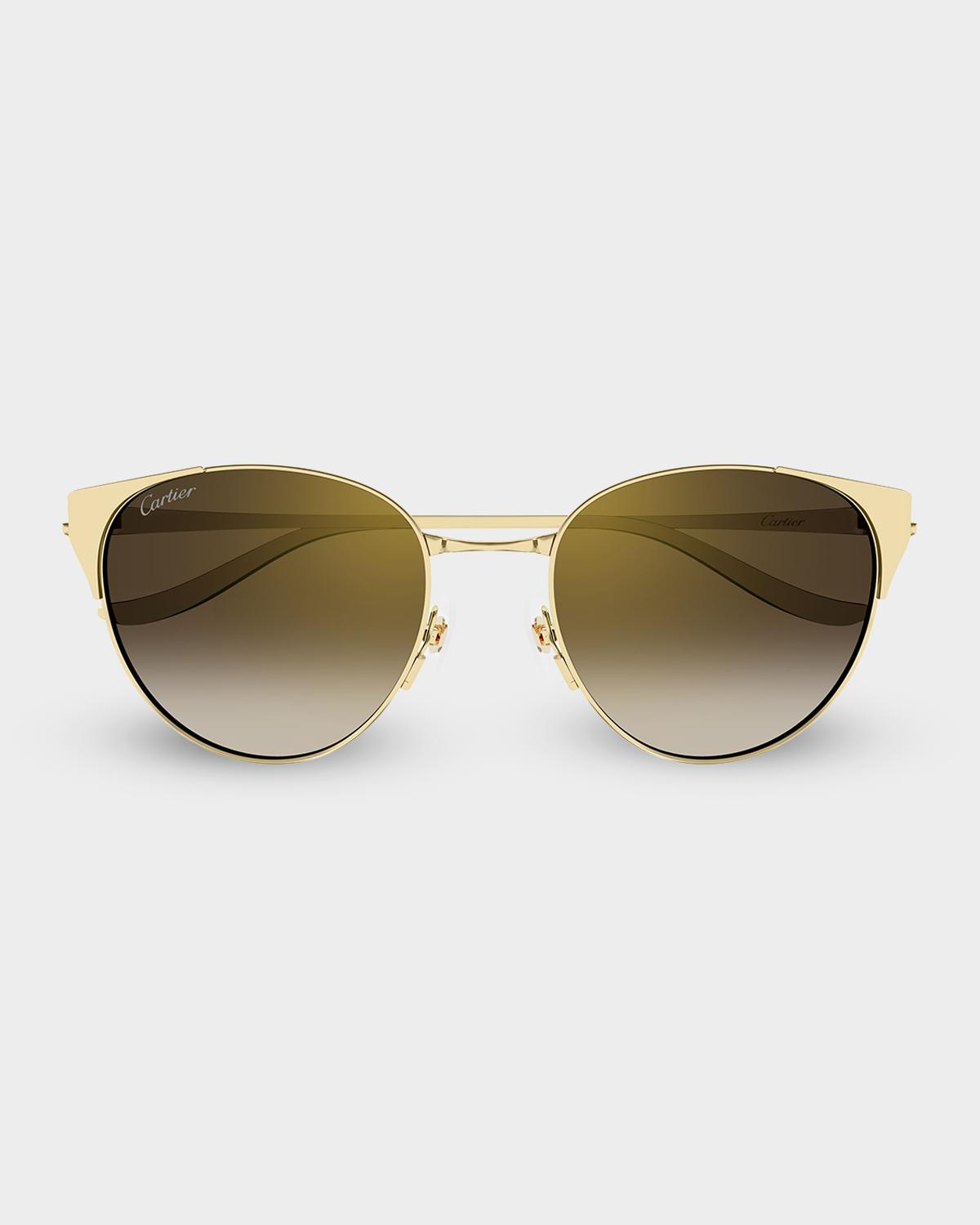 Cartier Panthère de Cartier 53mm Cat-Eye Sunglasses
