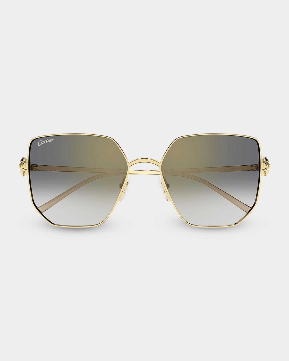 Cartier Clash de Cartier 56mm Butterfly Sunglasses