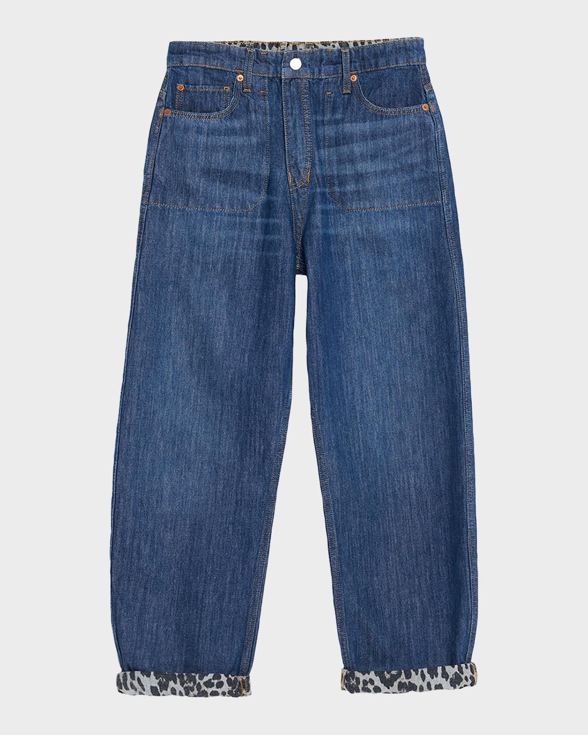 RE/DONE The Rewind Reversible Barrel Jeans