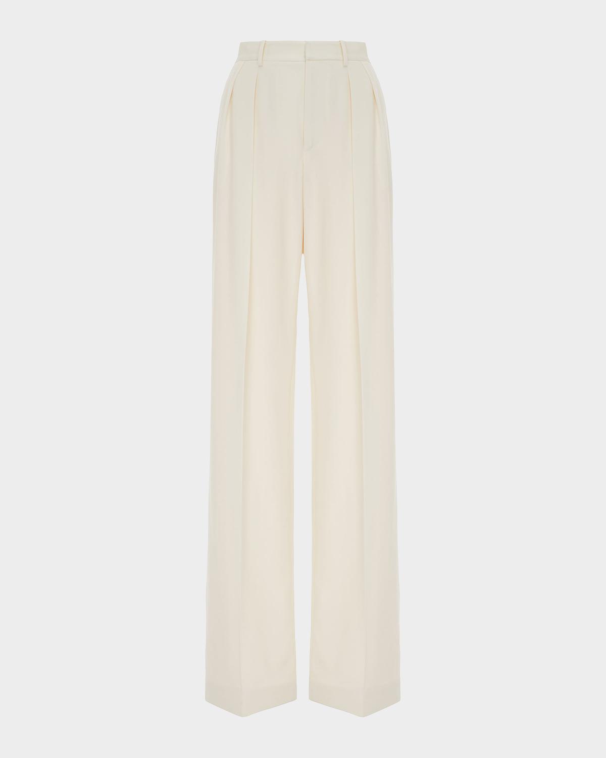 Ralph Lauren Collection Jody Wool Gabardine Pants