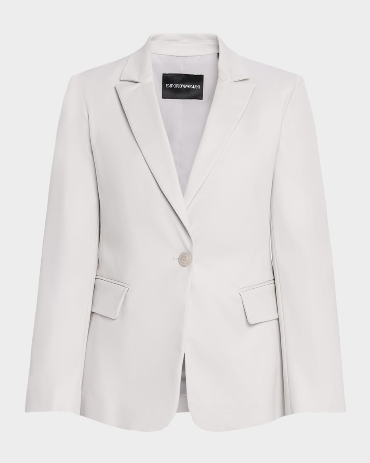 Emporio Armani Cotton Couture Single-Button Blazer