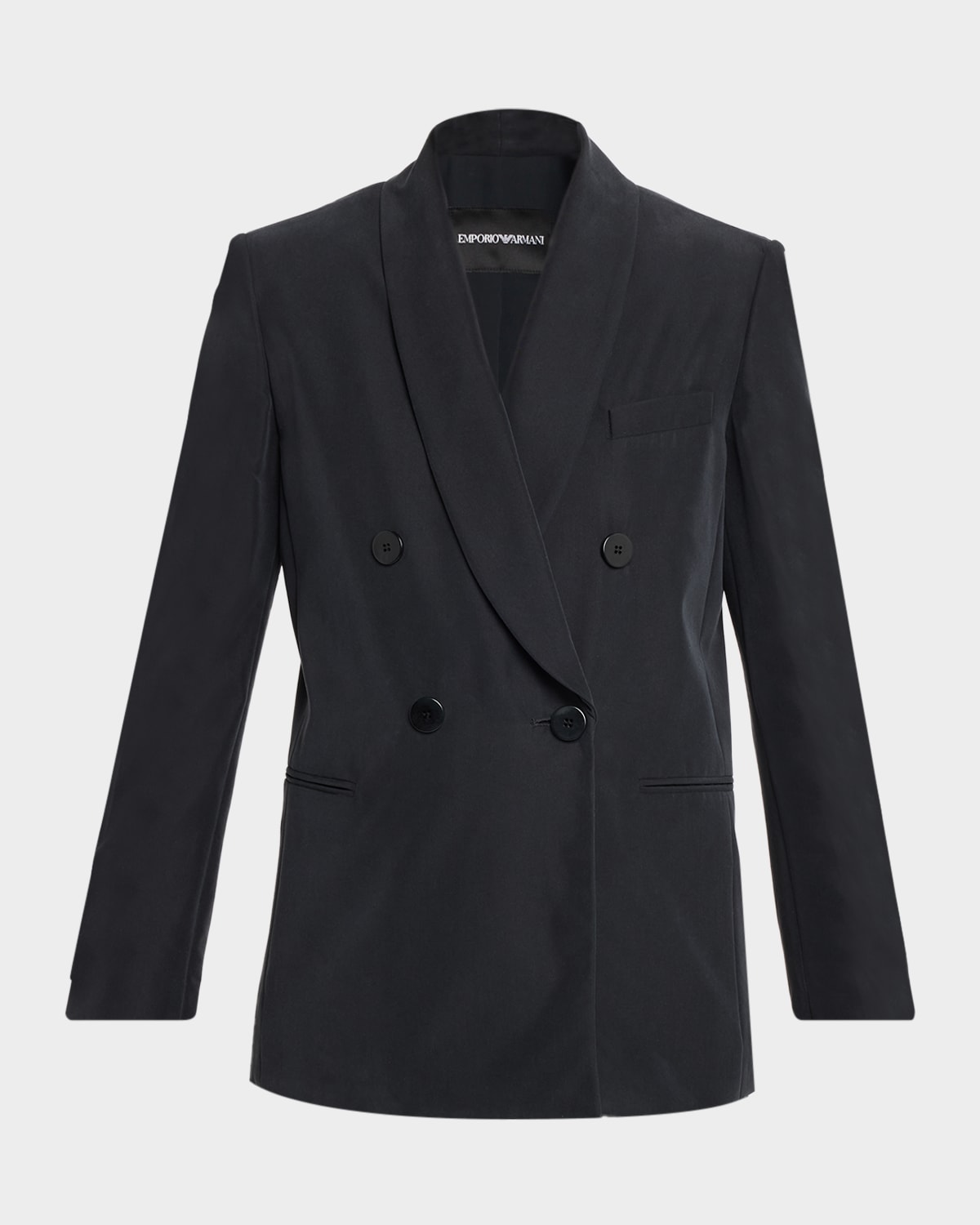 Emporio Armani Relaxed Double-Breasted Blazer