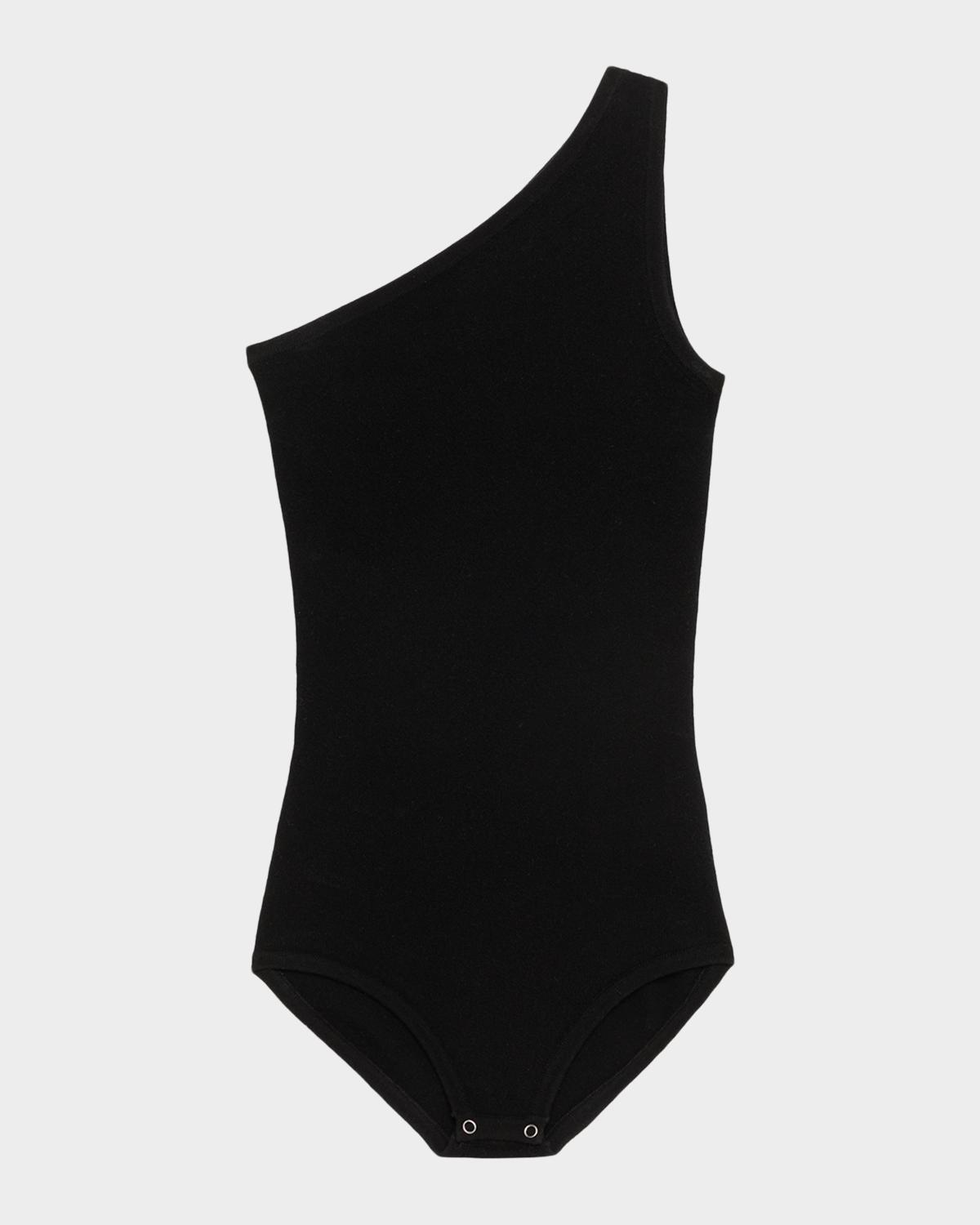 Michael Kors Collection One-Shoulder Knit Bodysuit