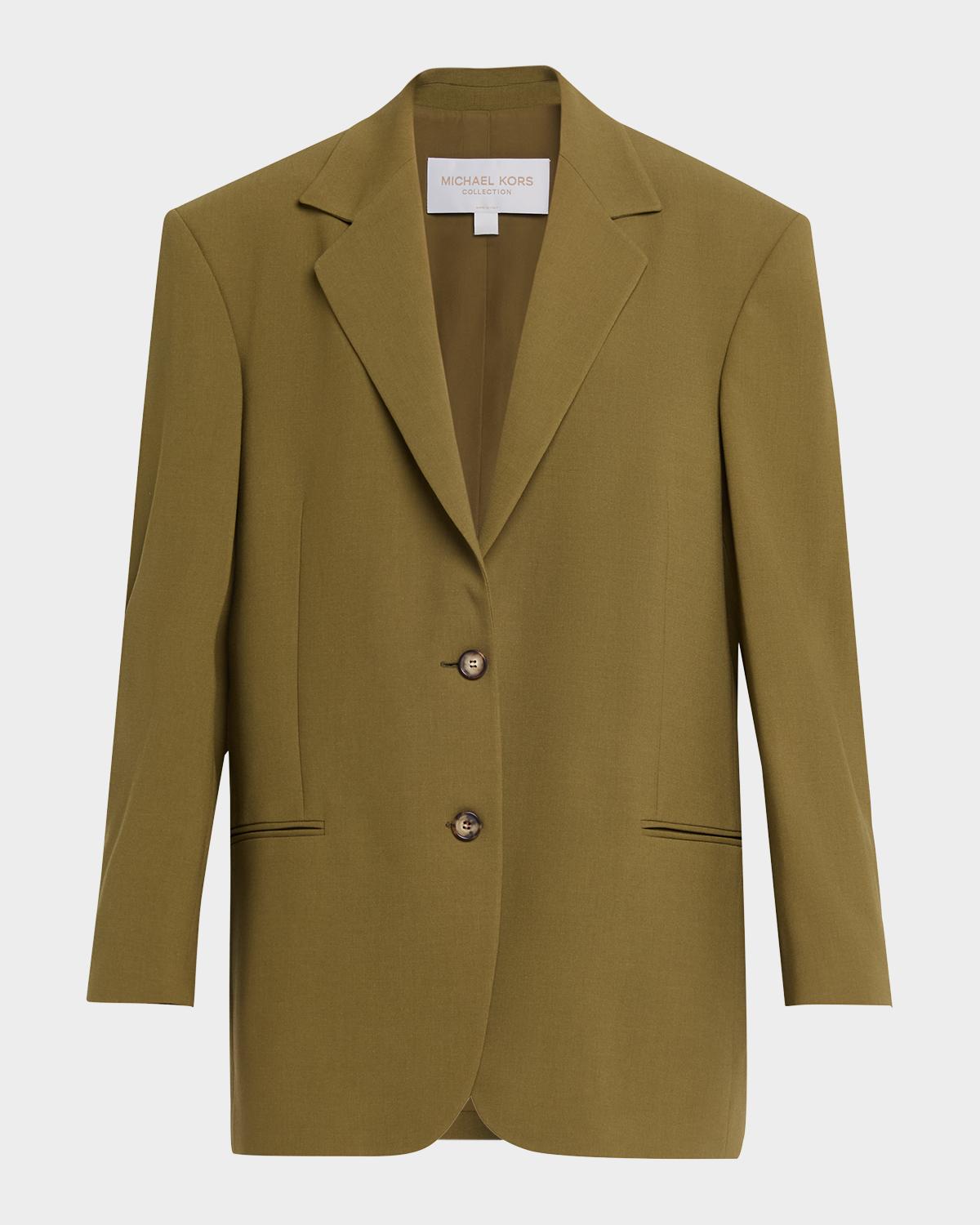 MICHAEL Michael Kors Ryan Stretch Wool Blazer