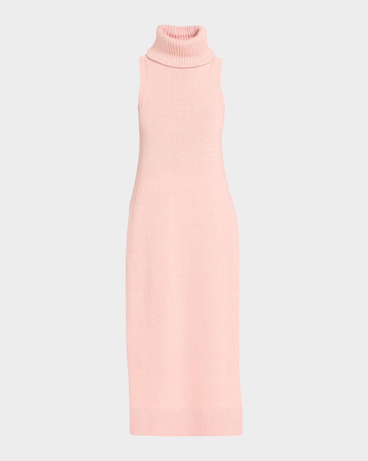 Michael Kors Collection Side-Slit Knit Turtleneck Sweater