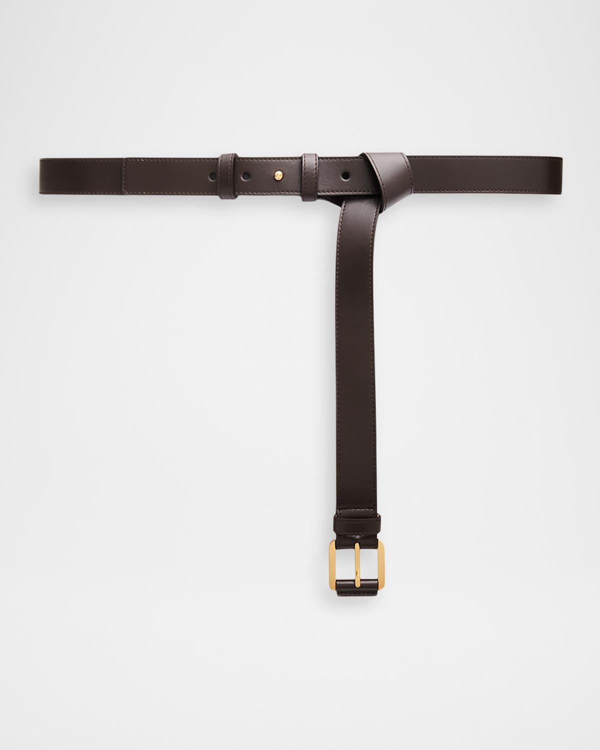 Michael Kors Collection Jodi Leather Trouser Belt