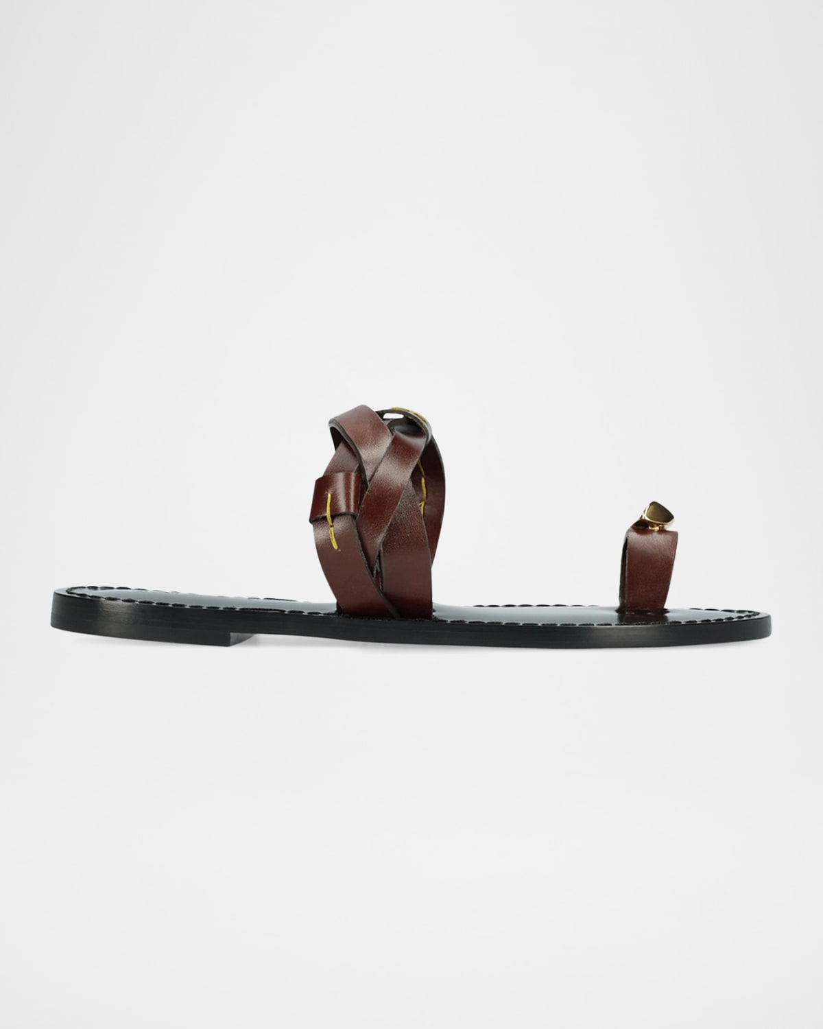 The Lagos Leather Toe-Ring Sandals
