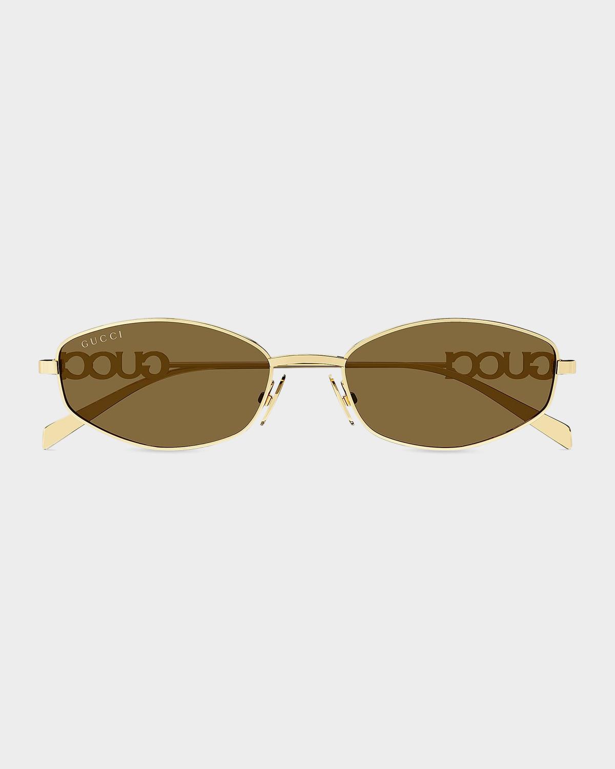 Gucci Interlocking G 58mm Round Sunglasses