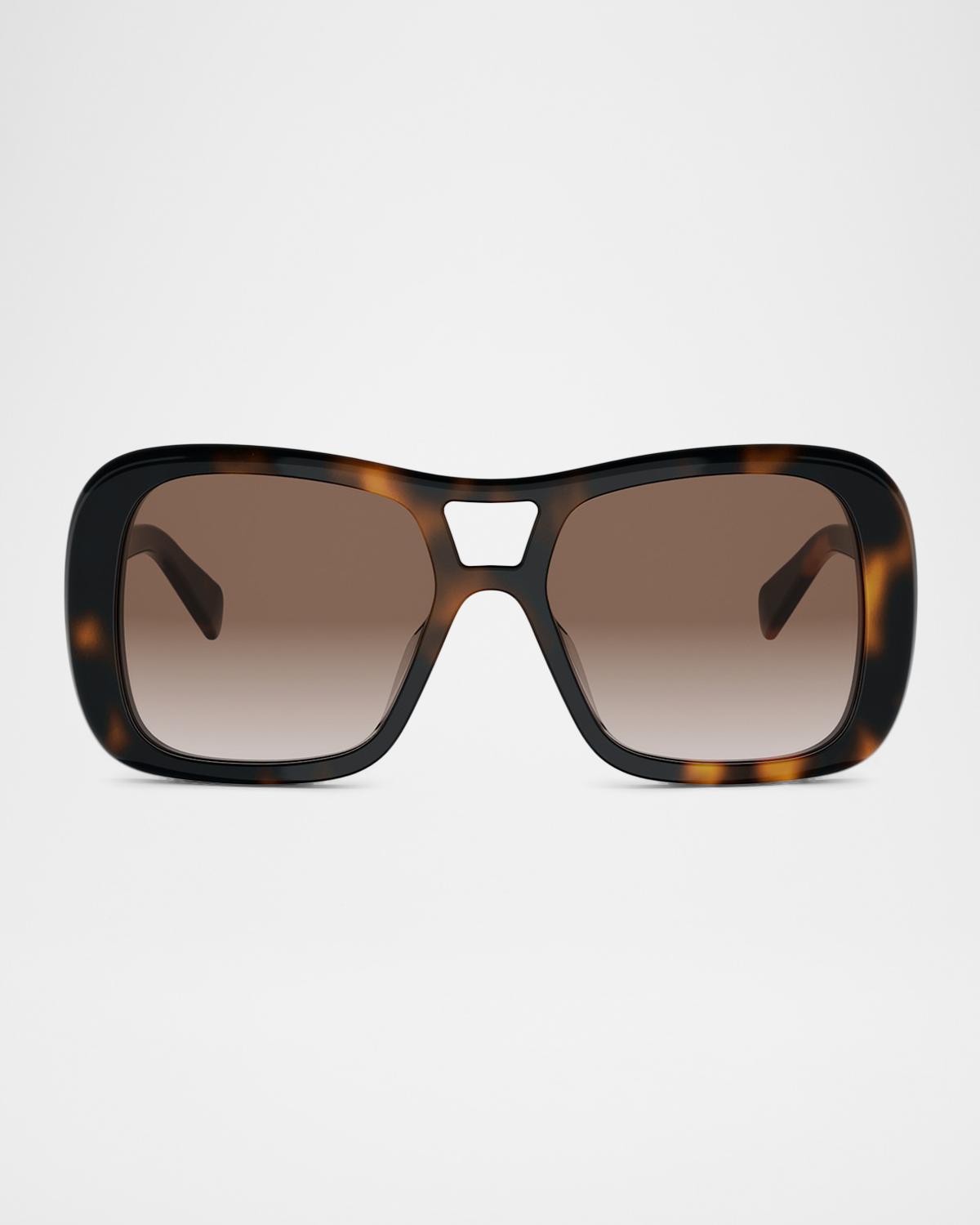 CELINE Triomphe 18 Navigator Acetate Sunglasses