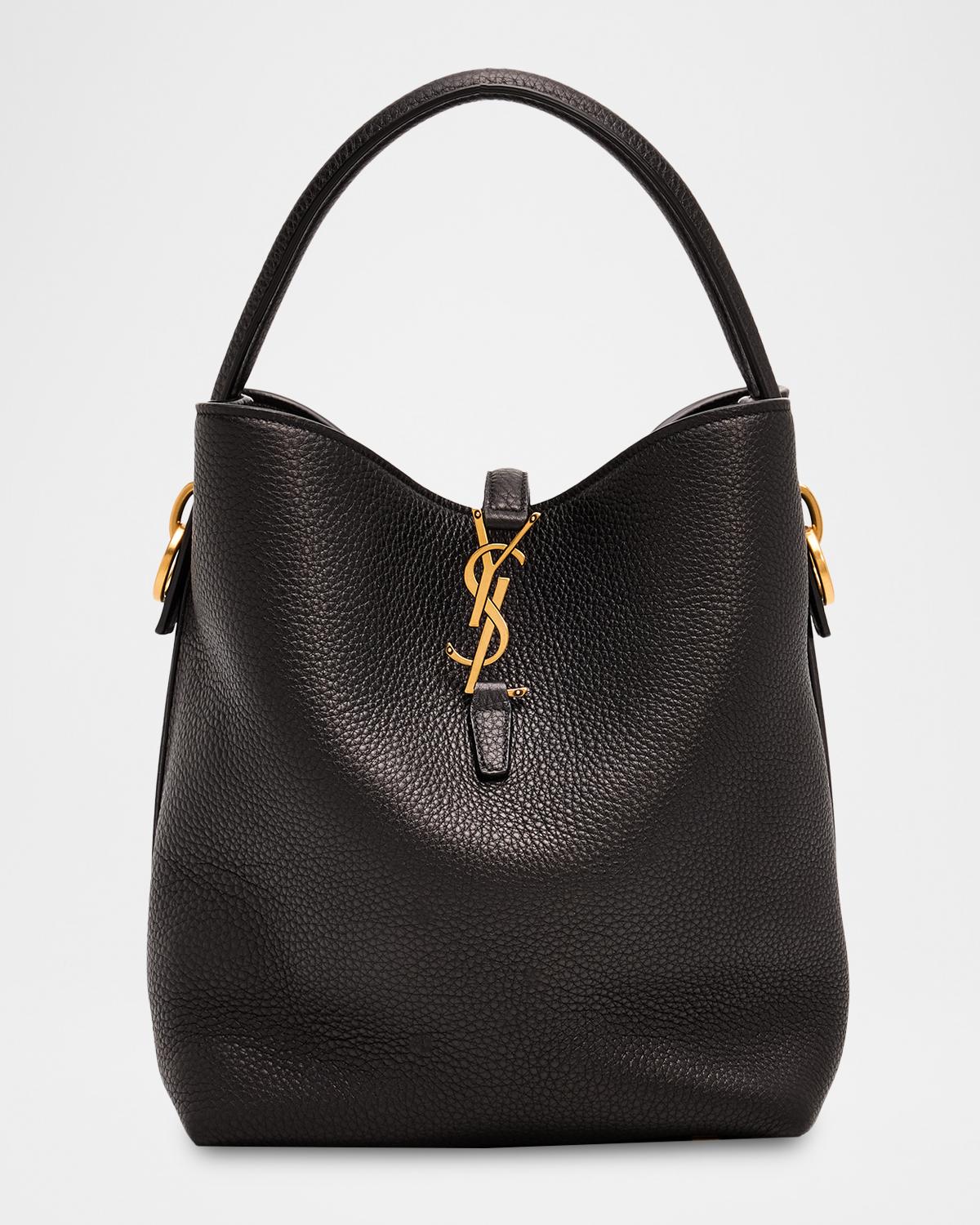 YSL Grained Leather Top-Handle Bag