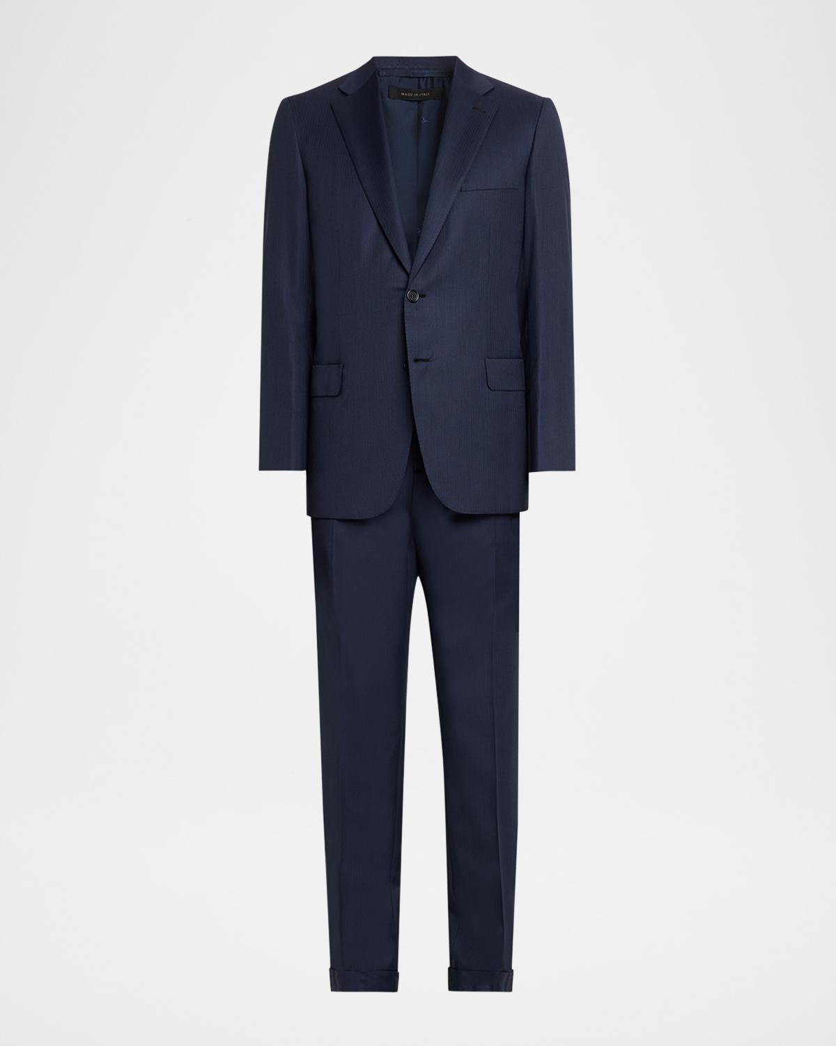 Brioni Men's Plaid Super 150s Wool Two-Piece Suit | Smart Closet