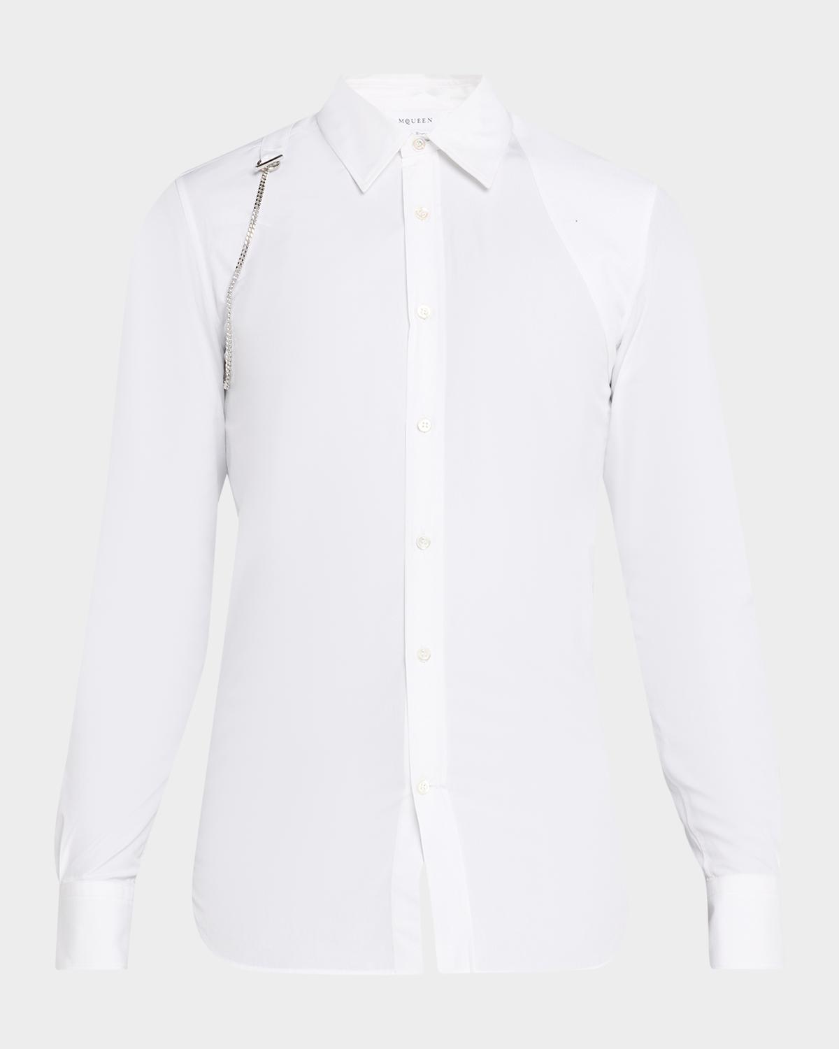McQueen Men's T-Chain Harness Sport Shirt