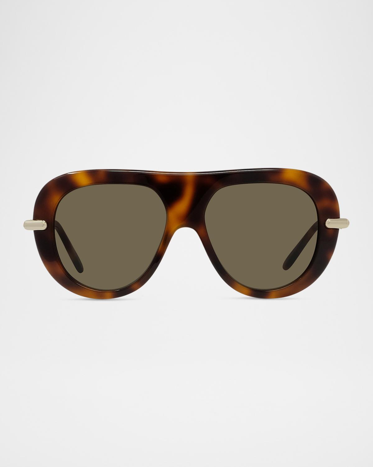 LOEWE Slim 52mm Pilot Sunglasses