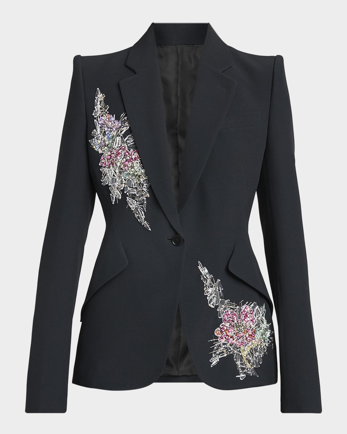 Abstract Floral Suit | Neiman Marcus